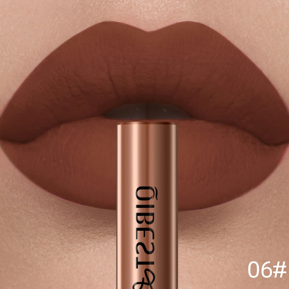 QIBEST Matte Liquid Lipstick – Long-Lasting Velvet Lip Gloss