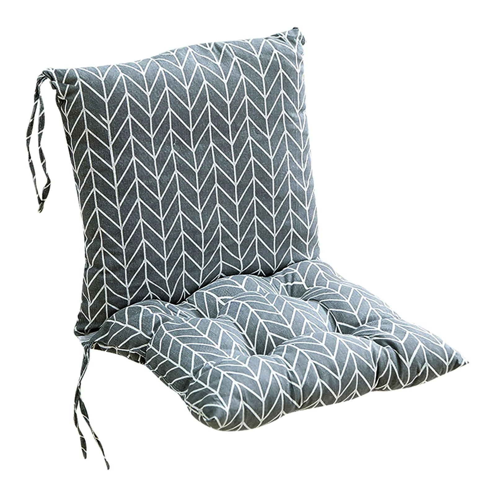Printed Cotton Chair Cushion – Thick Dining & Home Seat Pad Chair Seat Cushion Oasis Select D