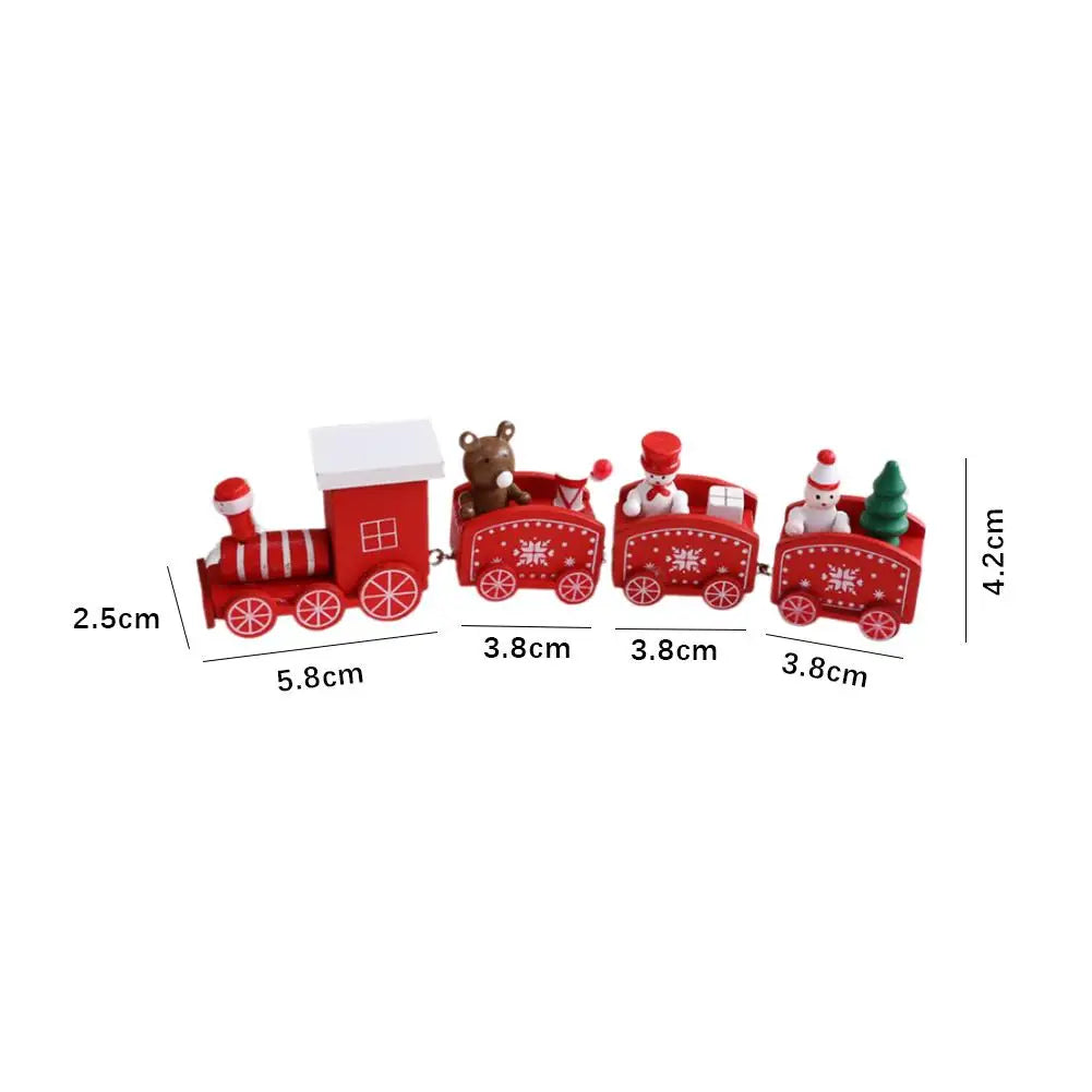 Wooden Christmas Train Ornament 2025 | Festive Holiday Decor