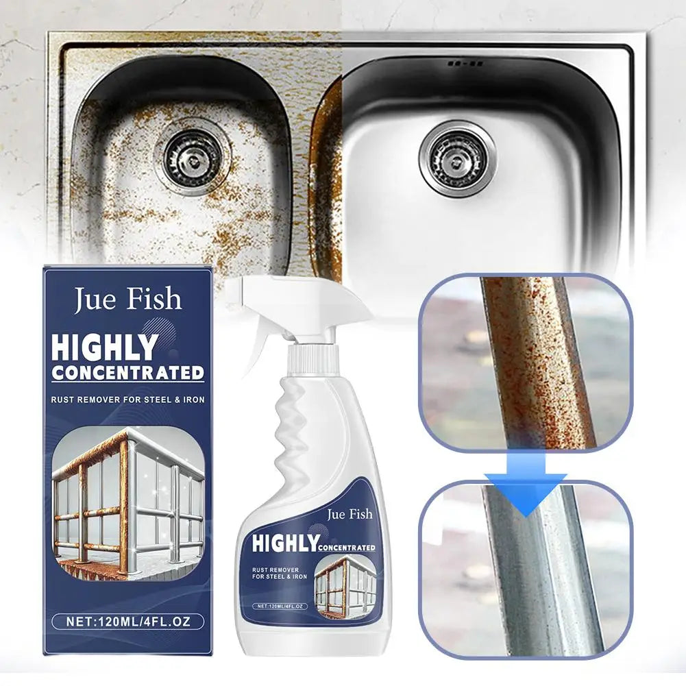 Multi-purpose Heavy-Duty Metal Rust Remover Rust Inhibitor Derusting Spray Powerful Metal Rust Remover Car Maintenance Oasis Select