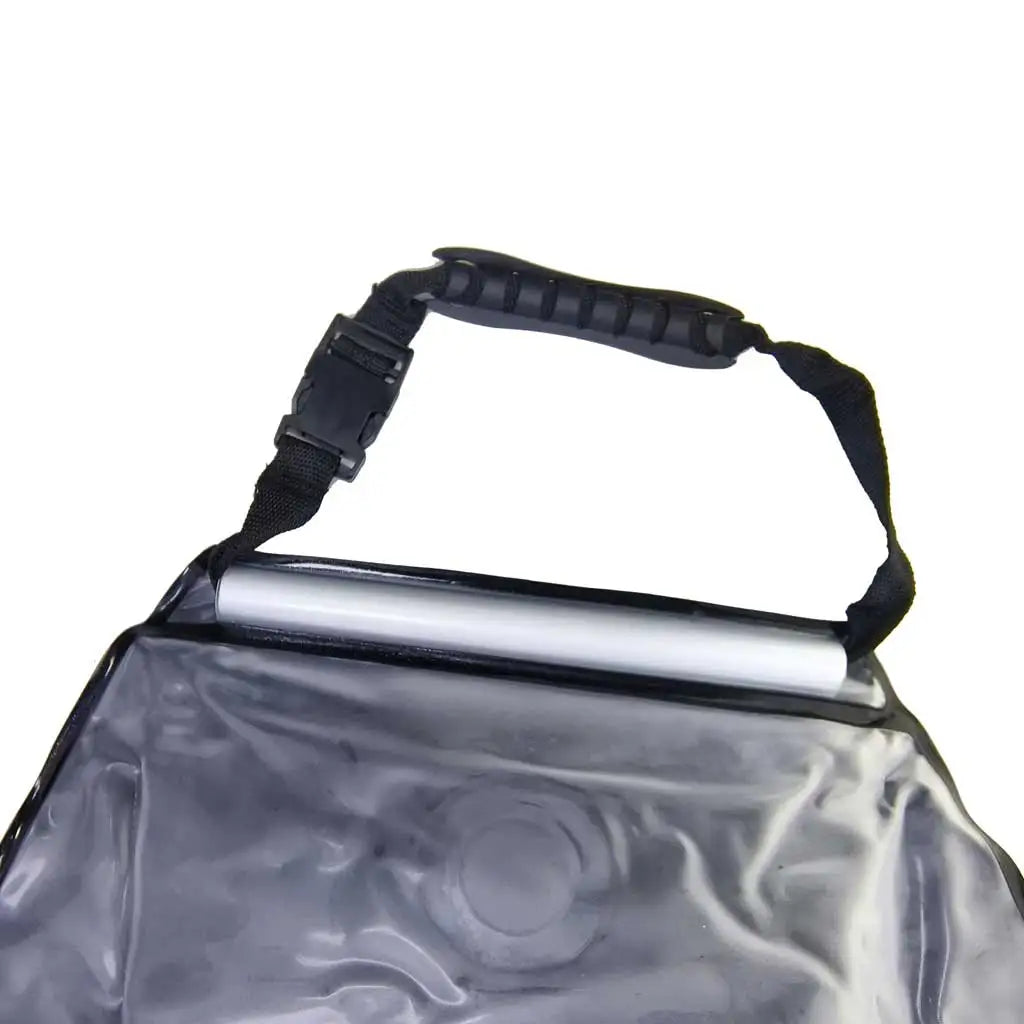 Solar Heating Camping Shower Bag with Removable Hose on Off Switchable Shower Head Compact Camping Shower Oasis Select