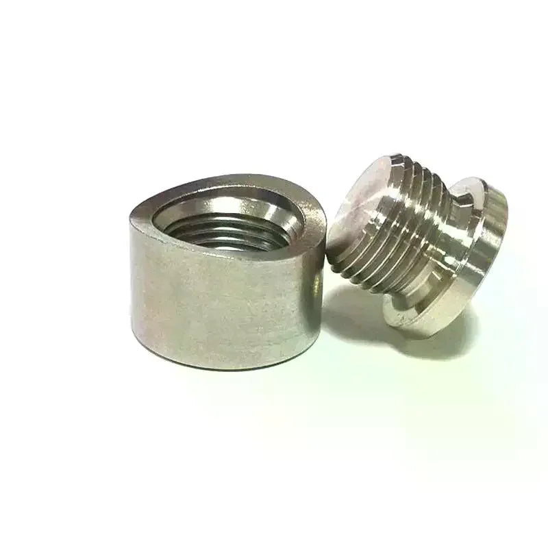 Thread Oxygen Sensor Bung Stainless Steels Plug Wideband Nut Fitting Weld M18x1.5 Car Accessories Oasis Select