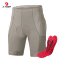 X-TIGER Men's Cycling Shorts Breathable Slim Fit Road Bike Shorts Shock Absorption Sponge Pad Summer Long Distance Riding Shorts Oasis Select XM-DK-36403 XXL