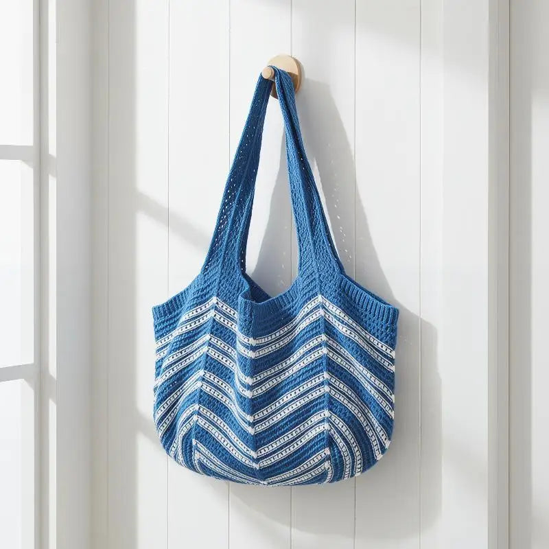 Versatile Knitted For Women Casual Summer Commuting Weaving Beach Holiday Style Soft Shoulder Bag Tote Shopper Bag Oasis Select