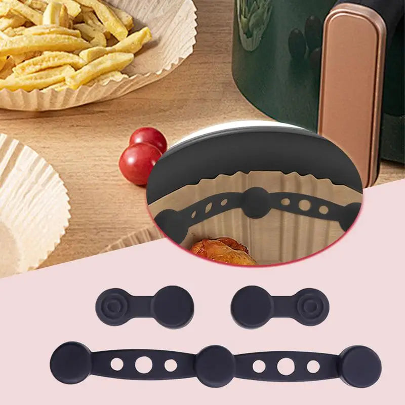 Air Fryer Silicone Magnet Buckle Parts Air Fryer Magnets for Parchment Paper Liner Holder Replacement Parts for Holding Down Oasis Select