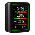 5-in-1 Indoor Air Quality Monitor – CO2, TVOC, HCHO, Temp & Humidity Air Quality Monitor Oasis Select black United States