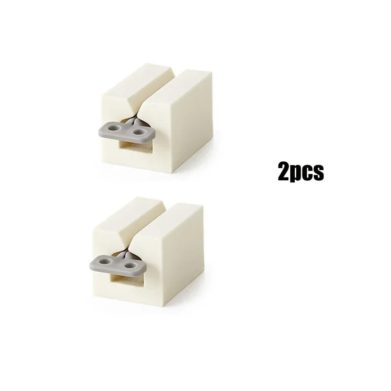 1/2Pcs Toothpaste Squeezer Portable Manual Squeeze With Rolling Tube Facial Cleanser Dispenser Holder Home Bathroom Accessories Oasis Select 2pcs-white-02