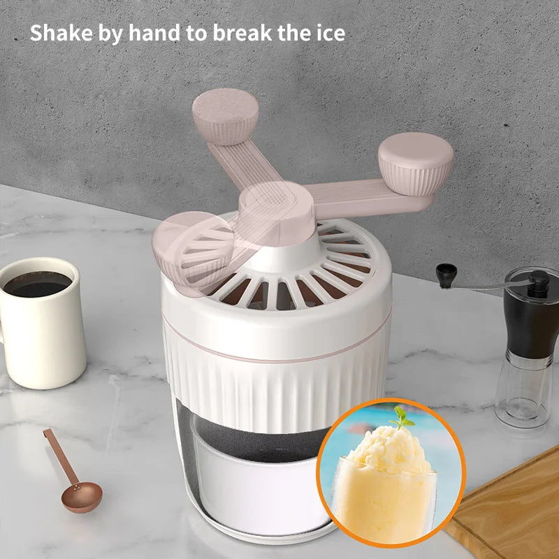 Household Small Manual Hail Ice Machine Hand Ice Breaker Summer Slushy Breaker Ice Maker Oasis Select
