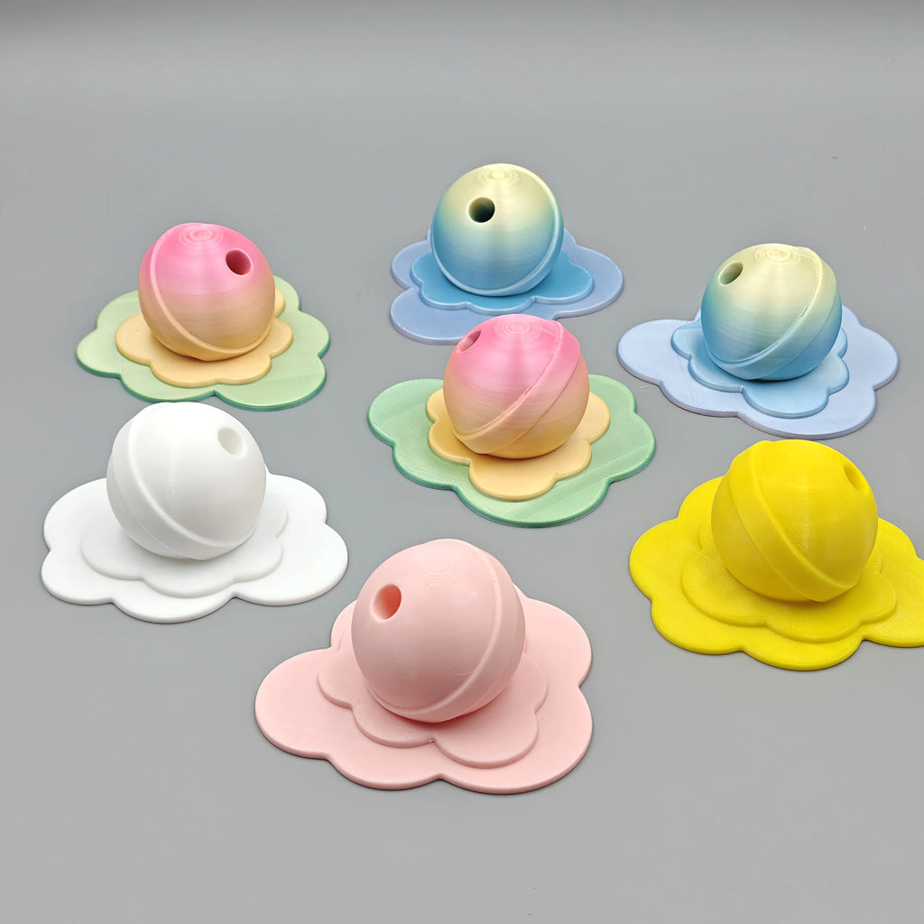 Melting Lollipop Pen Holder 3D Printed Desk Organizers for Styluses Pencils Desk Accessories Creative Pen Cap Desktop Cute Decor Oasis Select