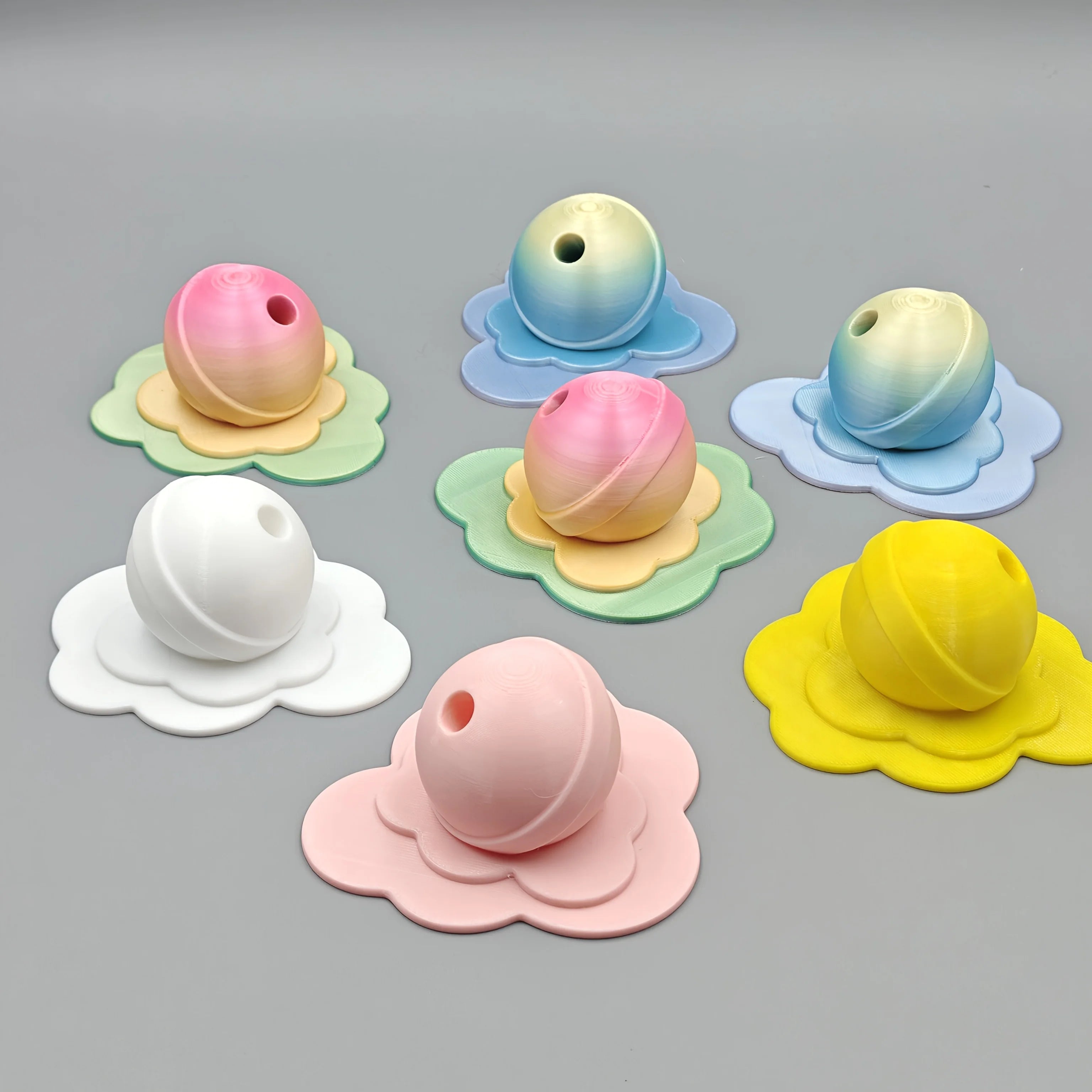 Melting Lollipop Pen Holder 3D Printed Desk Organizers for Styluses Pencils Desk Accessories Creative Pen Cap Desktop Cute Decor Oasis Select