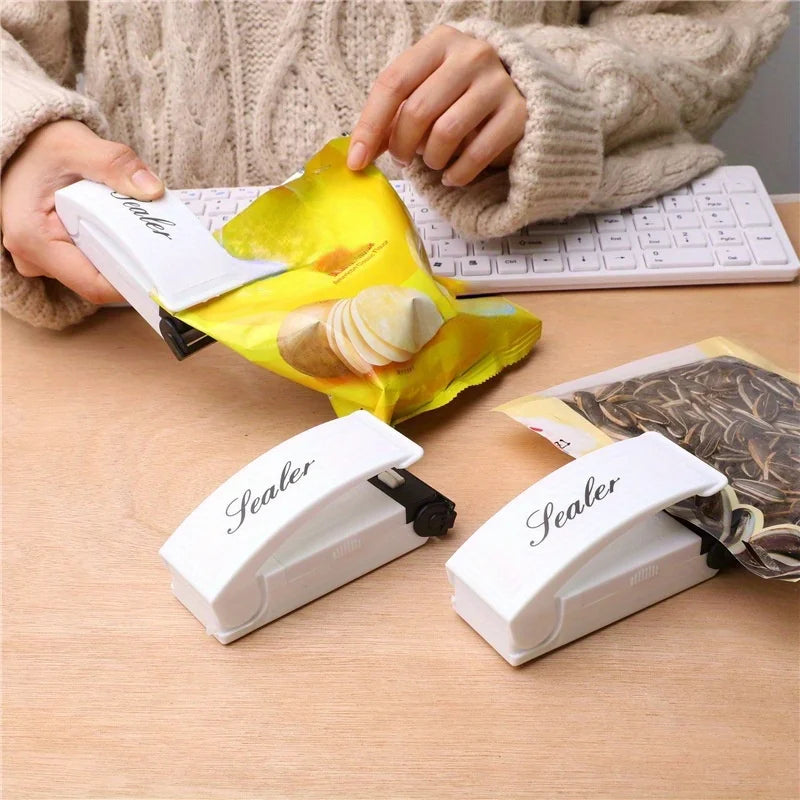 Mini Sealing Machine Small Household Sealing Machine Food Bags Plastic Bags Hand Pressure Sealing Machine Oasis Select