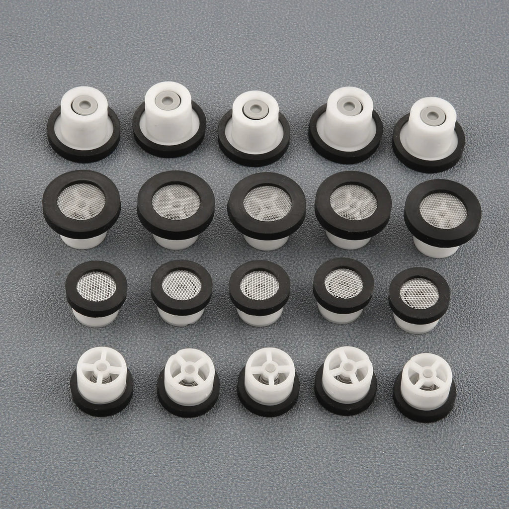 10Pcs POM Shower Check Valve Anti‑Backflow Sealing Gasket One‑Way Non‑Return Valve for Shower Head Mixing Valve Plumbing System Oasis Select