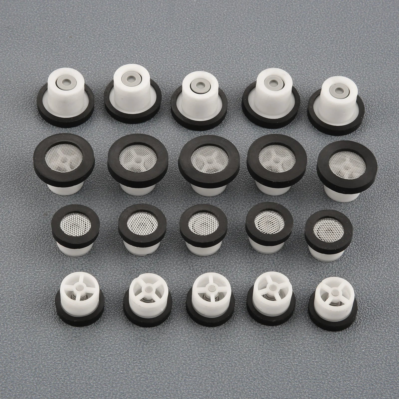 10Pcs POM Shower Check Valve Anti‑Backflow Sealing Gasket One‑Way Non‑Return Valve for Shower Head Mixing Valve Plumbing System Oasis Select