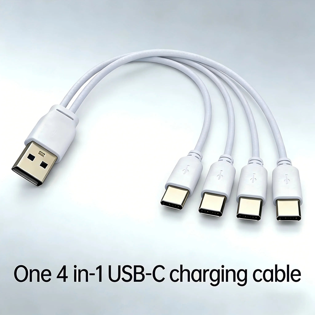 4-in-1 USB-C Charging Cable For Battery And other device Oasis Select 1 USB-C Cable