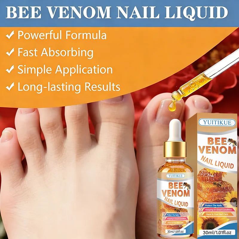 Bee Venom Nail Treatment Liquid – Collagen & Hyaluronic 30ml