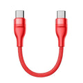 0.25M Data Cable USB C to Type C Fast Charging Data Cord Short Cable 66W Type C For iPhone 15 Huawei Samsung Portable Power Bank Oasis Select Red