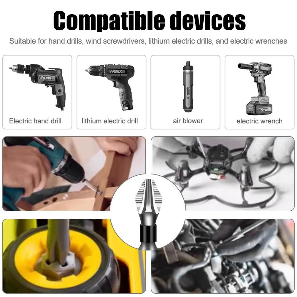 K5 High Magnetic Screwdriver Drill Bit Set Universal Anti-Slip Teeth Phillips Magnetic Electric Screwdriver Set Lengths 25-150mm Oasis Select