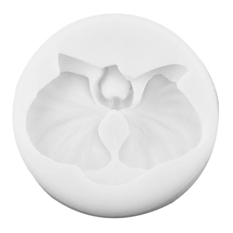 Orchid Silicone Mold for Candy Clay Chocolate Fondant DIY Cake Decorating Tool Cupcake Craft Mold Oasis Select Gray