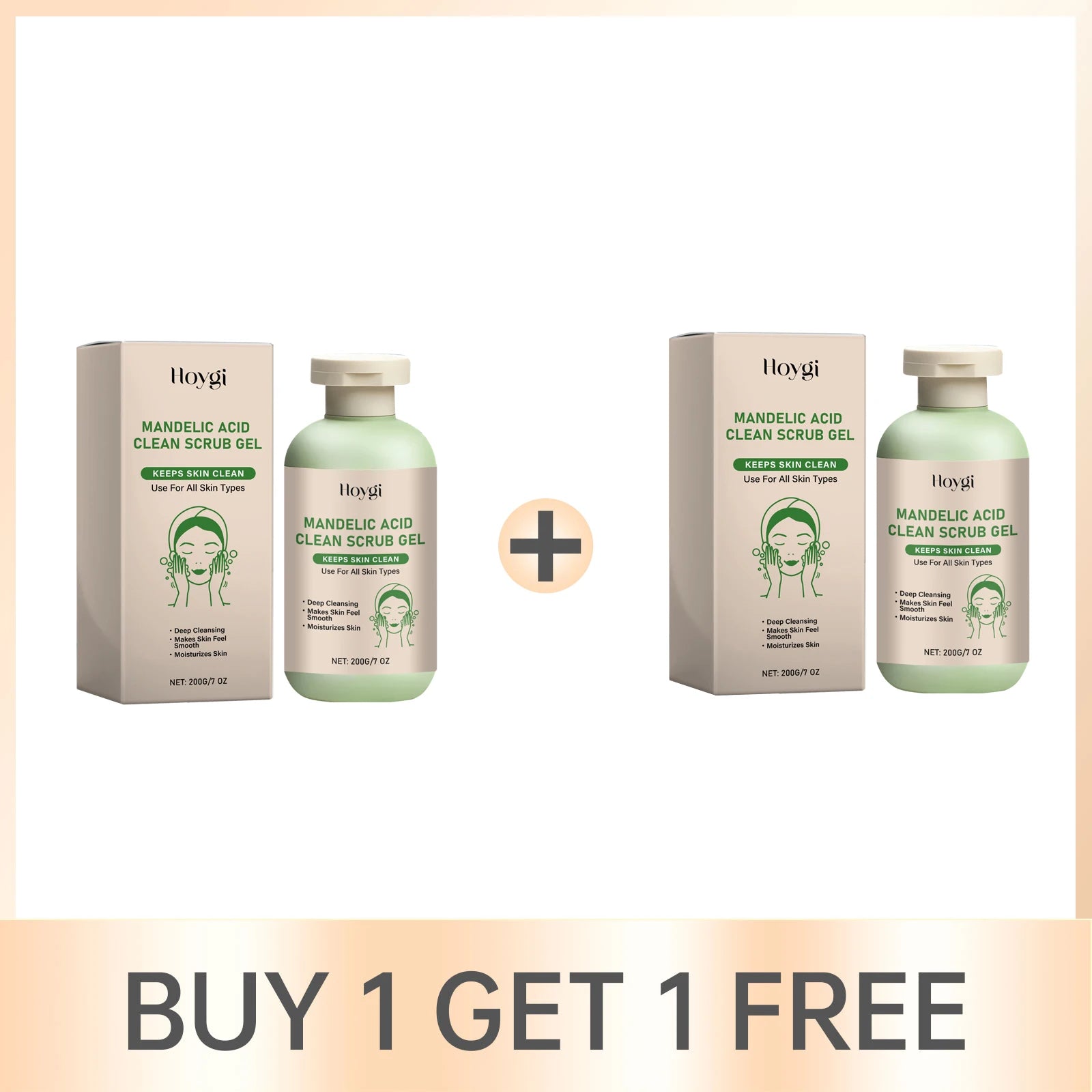 Hoygi Mandelic Acid Body Scrub Gel – Exfoliate & Smooth Skin Body Scrub Gel Oasis Select Buy 1 Get 1 Free