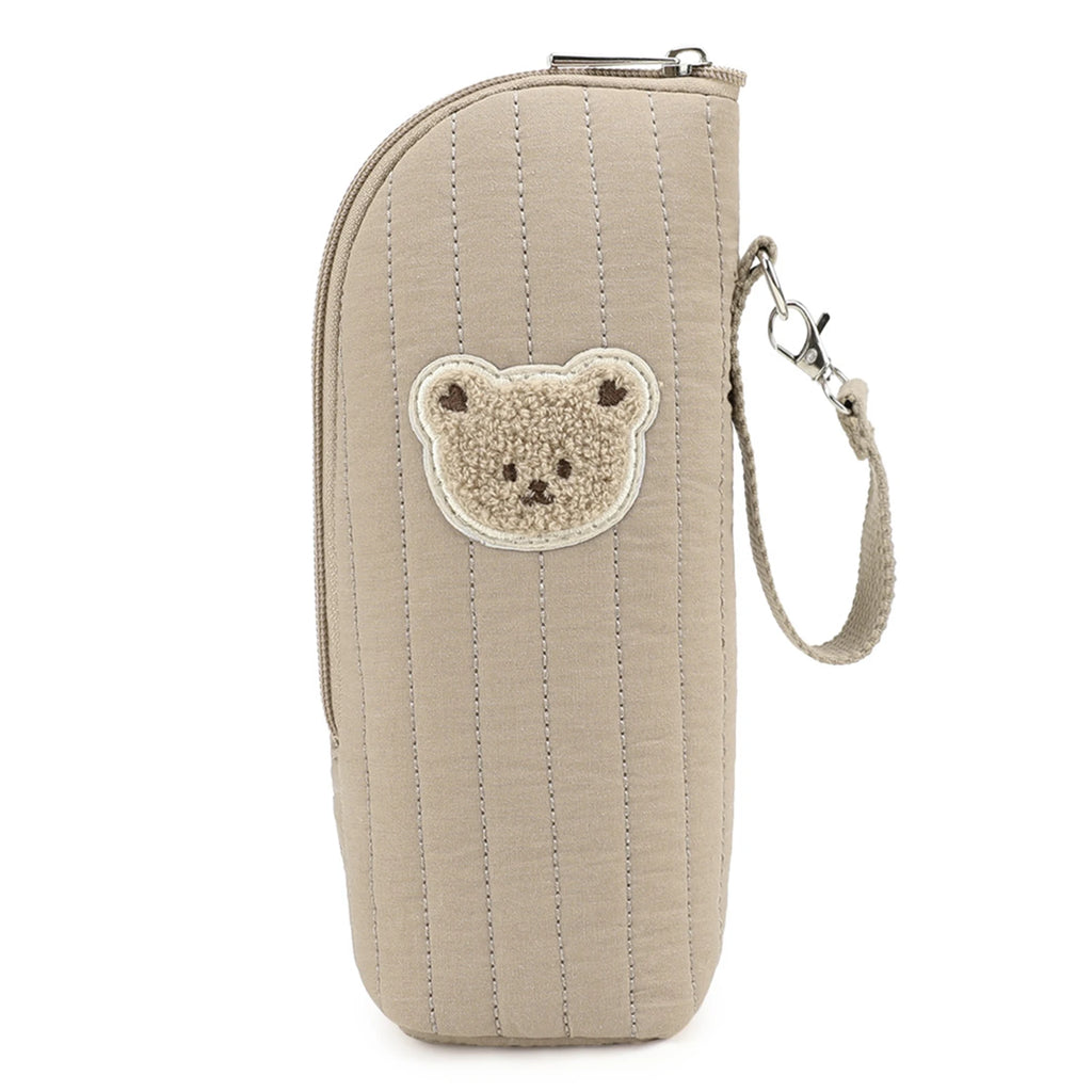 Plush Bear Baby Bottle Insulated Warmer Bag | Travel & Stroller