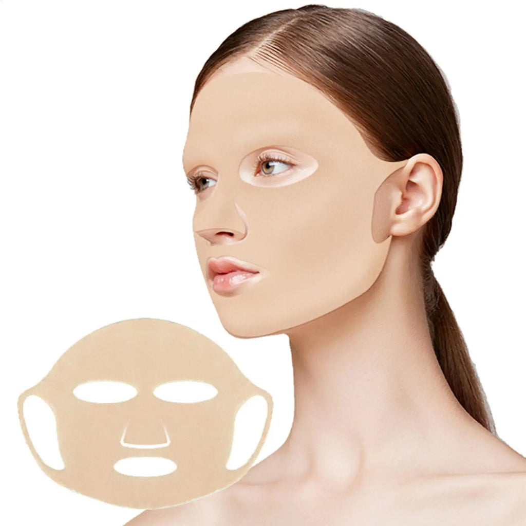 UV Protection Full Face Mask Golf Facial Cover Outdoor Sunproof Gel Facial Patch Full Face Cover With Ear Straps for Golf Sports Oasis Select