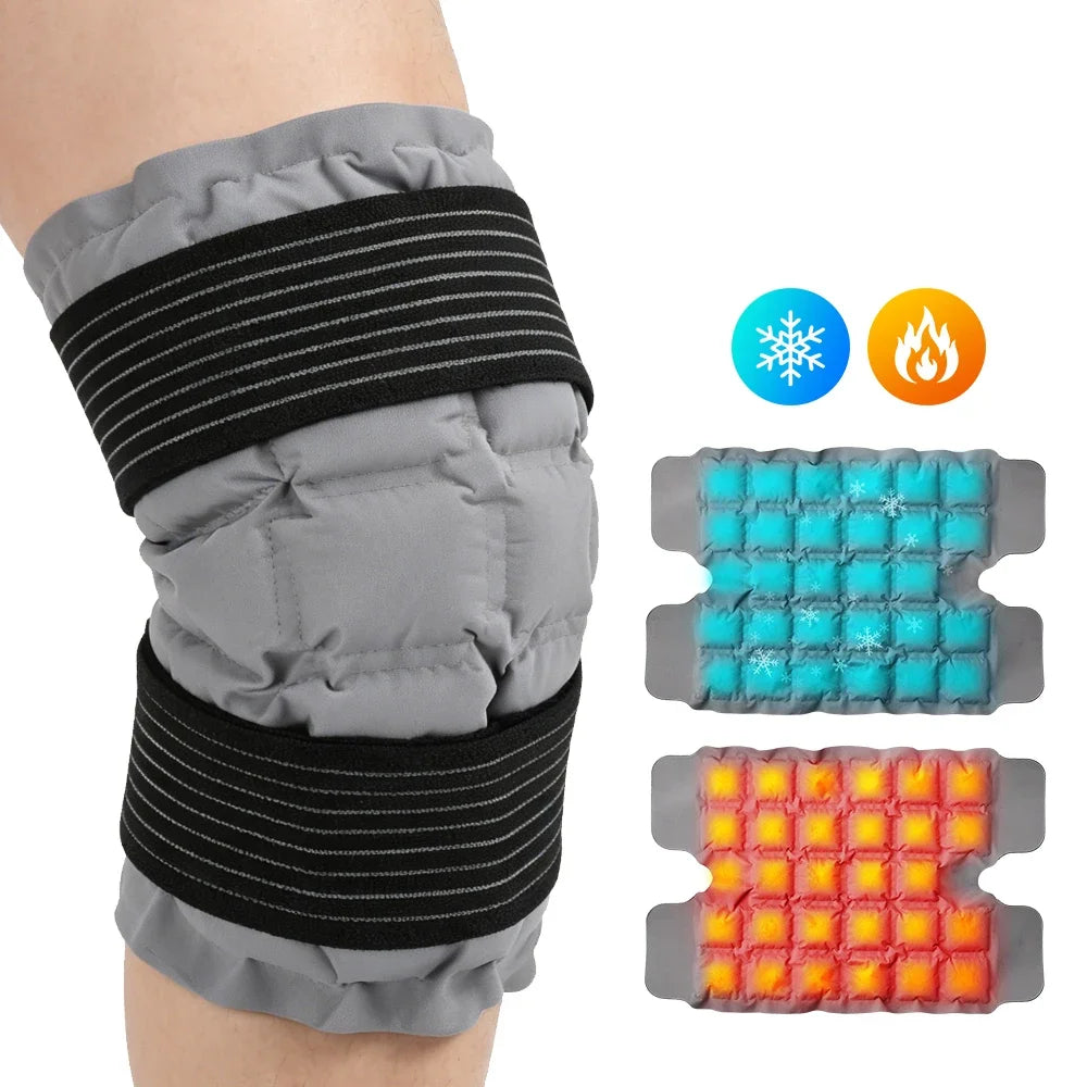 SAP Hot & Cold Knee Wrap – Microwavable, Freezable, Reusable