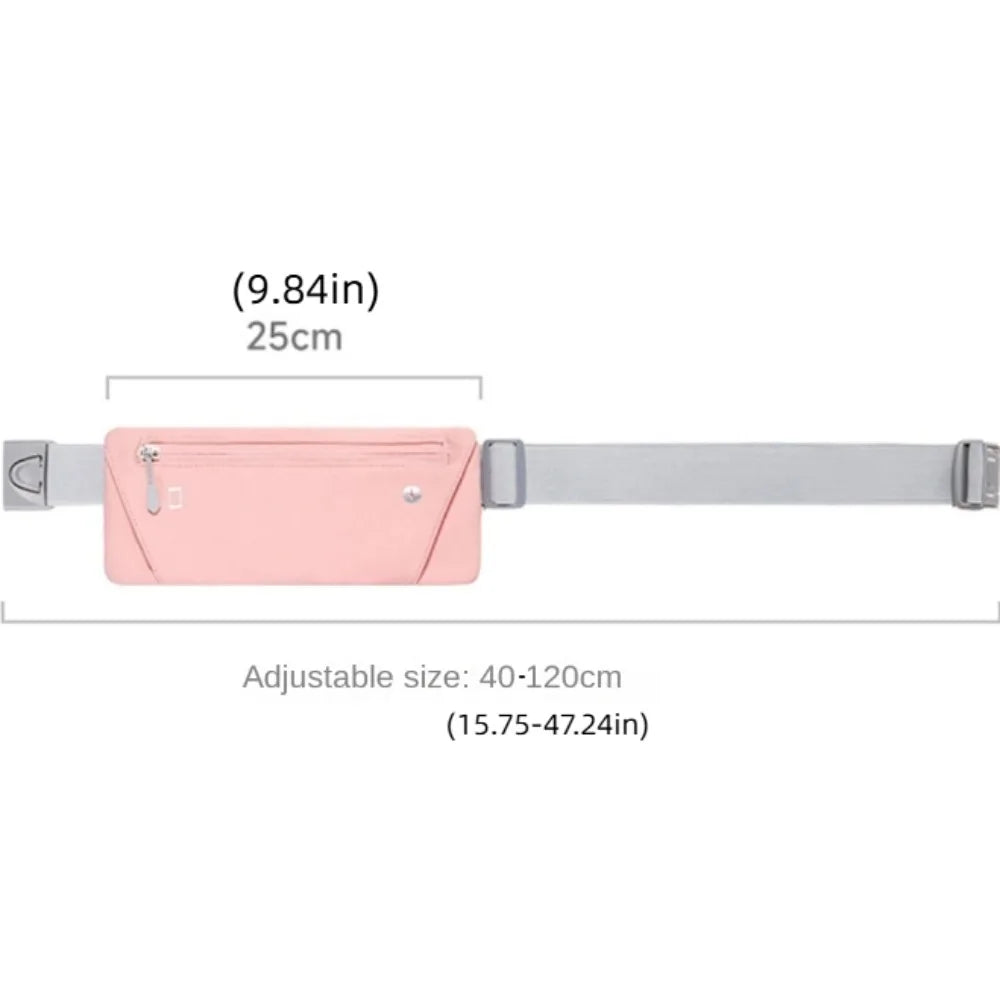 Ultra-Thin Sport Mobile Waist Bag Close Fitting High Elastic Running Waist Bag Multifunctional Lightweight Sports Phone Bag Oasis Select