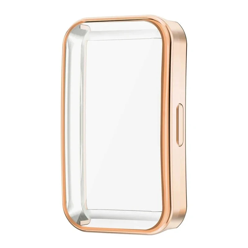 TPU Case for Huawei Band 8/9/10 – Clear Protective Cover Smartband Protective Case Oasis Select GOLD