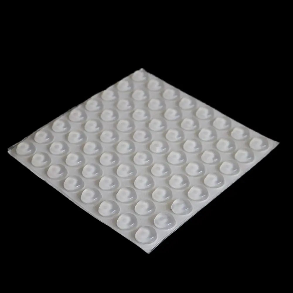 50/64/80/100PCS Silicone Furniture Door Bumper Cushions Transparent Buffer Pads Anti-slip Self-adhesive Collision Cushion Oasis Select