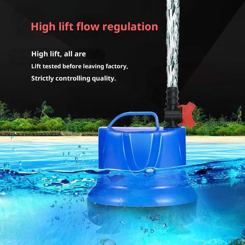 60HZ Submersible Aquarium Water Pump for Fish Tank Hydroponic Pond Powerhead Fountain Cycle Filter - Aquarium Equipment Oasis Select