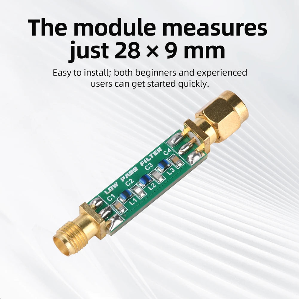 30MHz LPF Low Pass Filter Module for Clear AM Shortwave Radio Signal Reception with Enhanced SNR High Quality Oasis Select