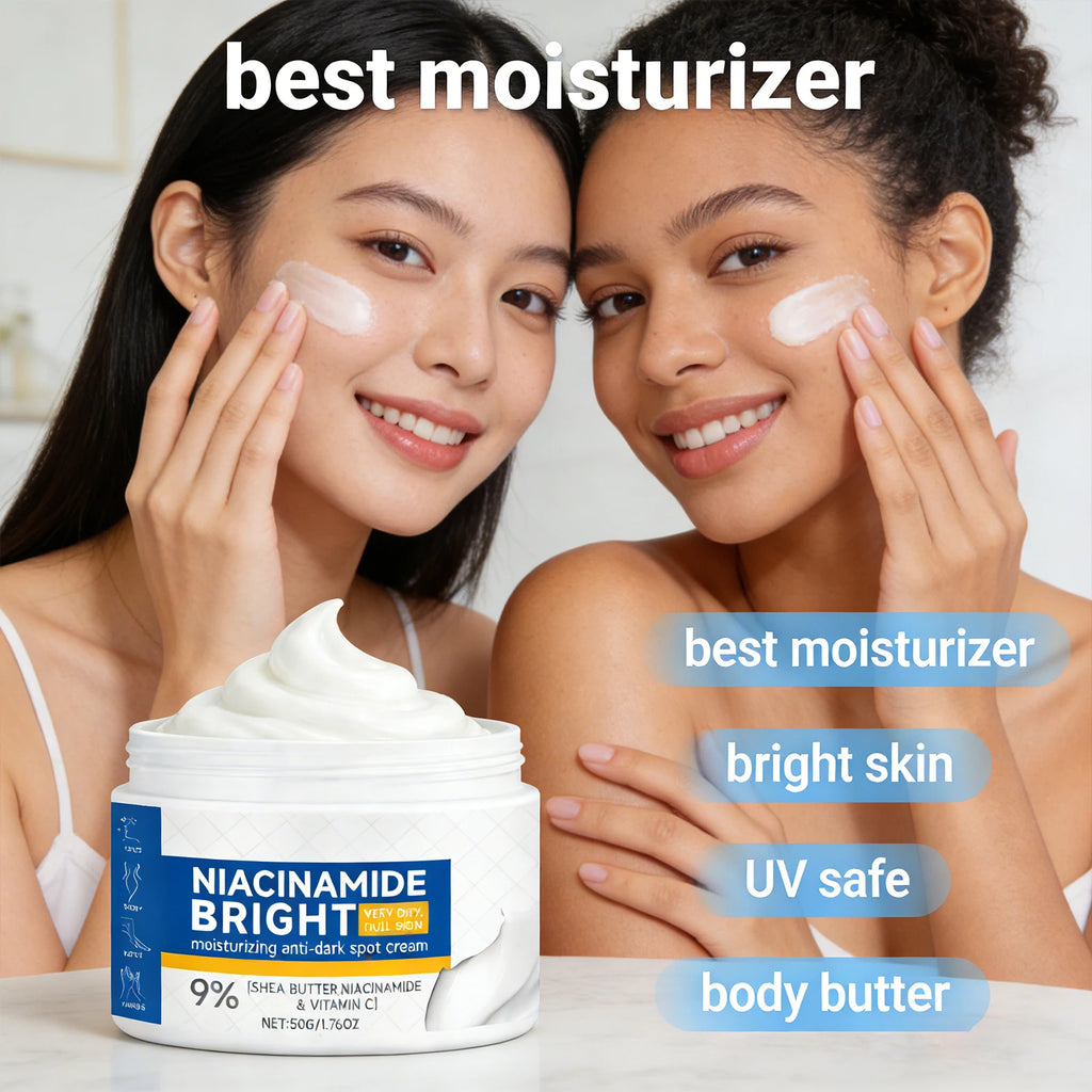 Moisturizing Anti Dark Spot Cream Powerful Hydrating Brightening Skin Lightweight Balances Skin Tone Repairs Damaged Stratum Oasis Select