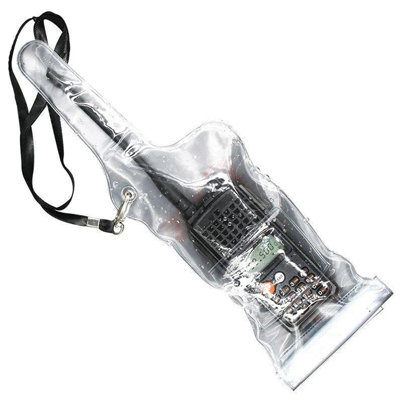 Portable Waterproof Rainproof Case Pouch For Walkie Talkie Two-Way Radios Protector Cover Oasis Select