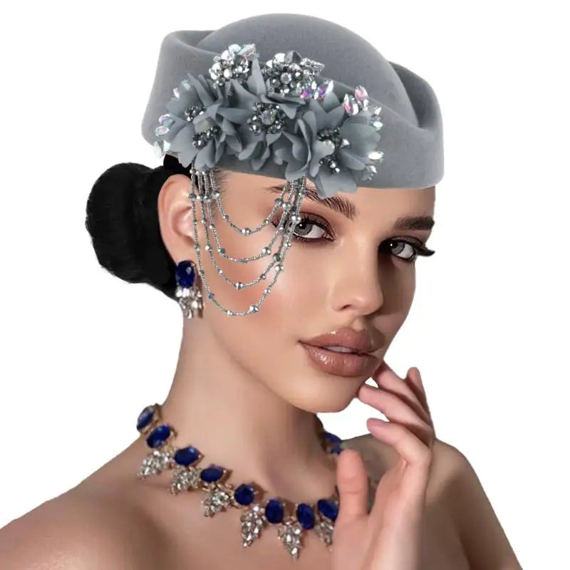 Women's British Retro Beret | 3D Floral Vintage Hat