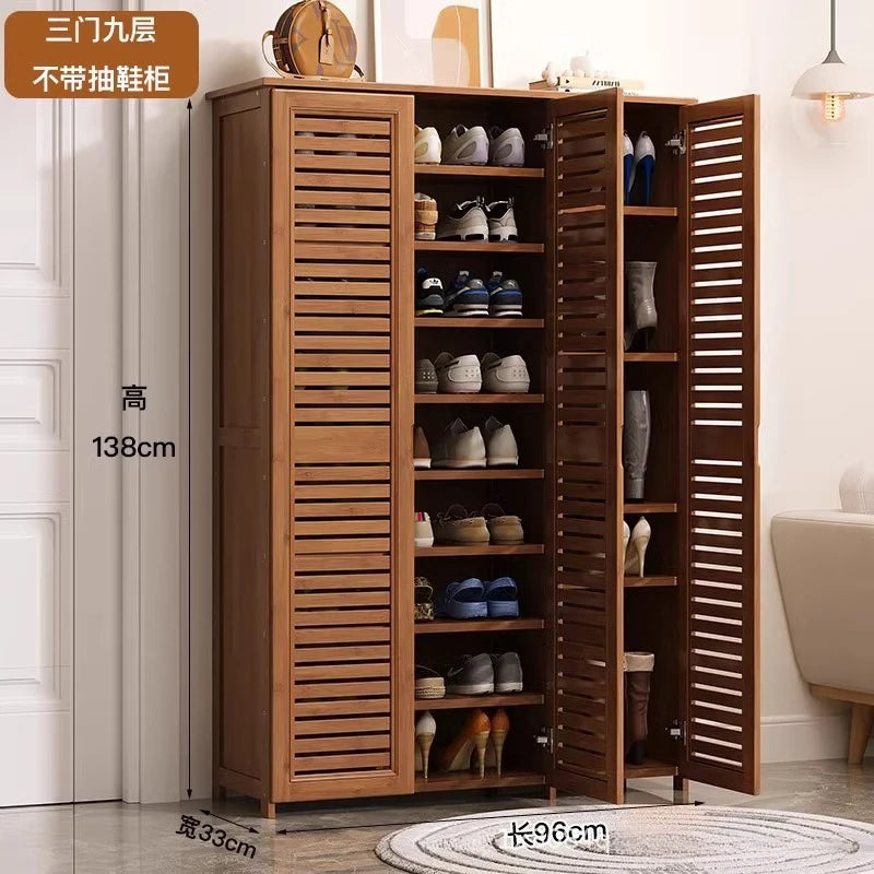 Shoe Cabinet Home Entrance Entrance Hall Cabinet Corridor Locker Against Wall Entrance Cabinet Shoe Rack Oasis Select 3-doors-9