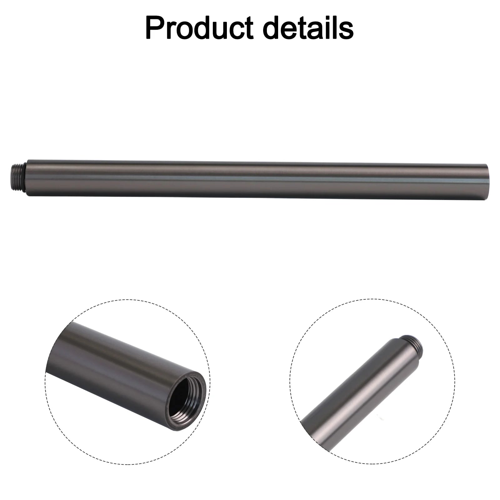 30cm Shower Extender Bathtub Shower System Round Extension Bar Shower Set Extension Tube Bathroom Accessories Oasis Select