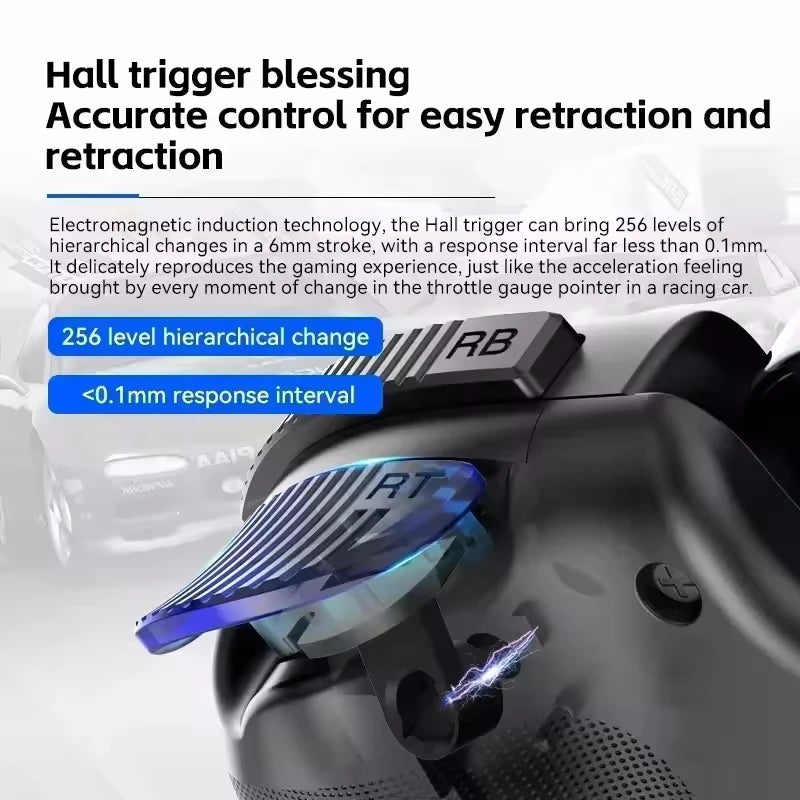 AyeBeau D11 Bluetooth Gamepad – Switch PS4 iOS Android Hall Kit