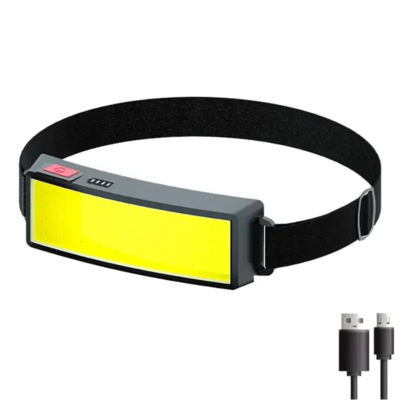 ESMARTER COB LED Rechargeable Headlamp – Camping & Outdoor