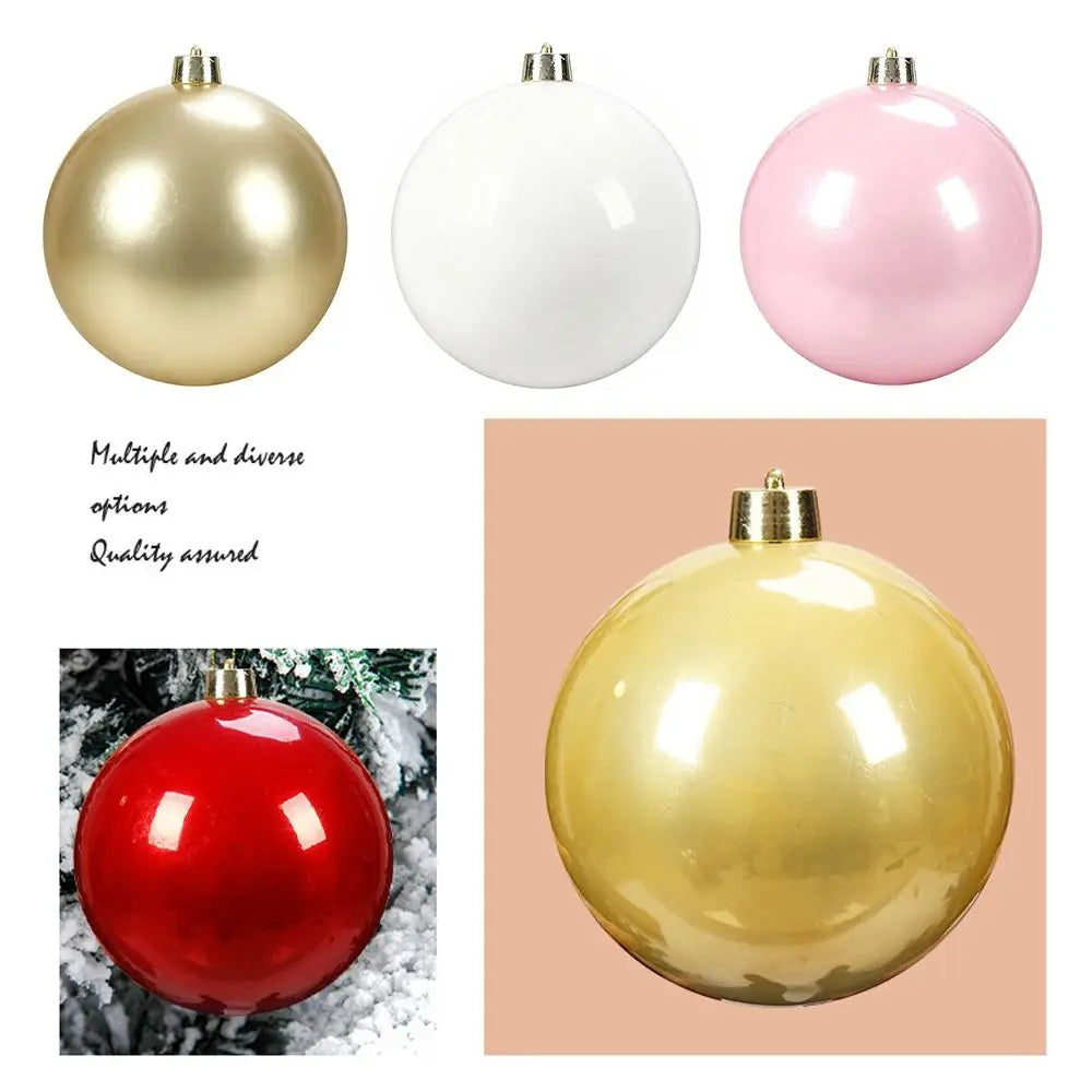 15cm Pearlescent Christmas Ball Ornament | Giant Xmas Decor