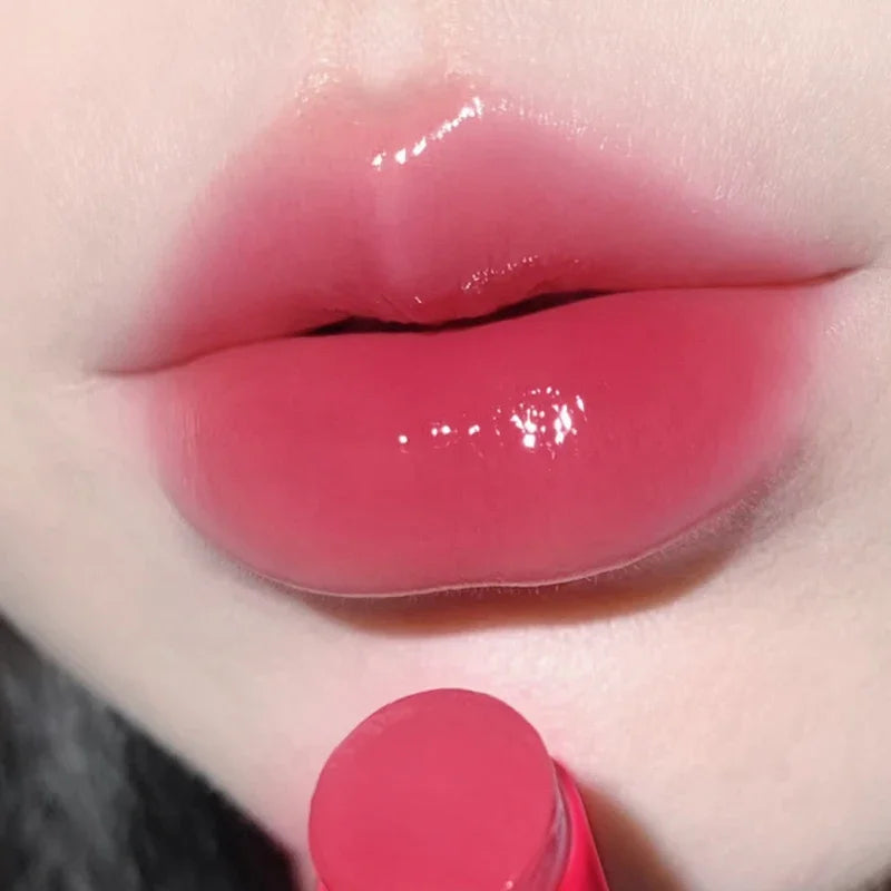 LUXURYTO Glitter Lip Gloss – Glass Mirror Shine, Clear & Red Glitter Lip Gloss Oasis Select 04