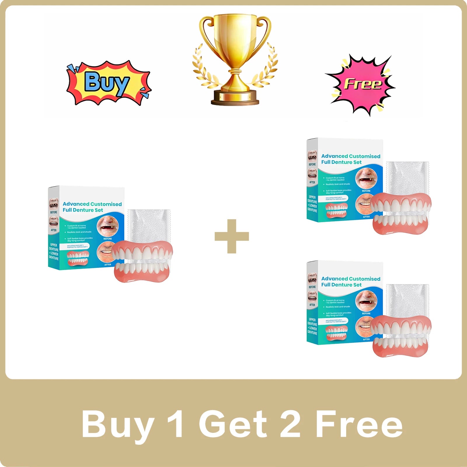 Adjustable Cosmetic Teeth Set – Smile Beauty Dental Cover Kit Cosmetic Teeth Set Oasis Select Buy 1 Get 2 Free