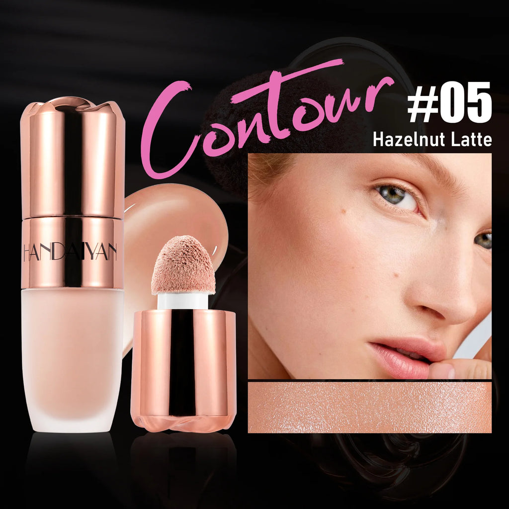 Handaiyan Rose Glow Liquid Highlighter Stick | 3D Contour