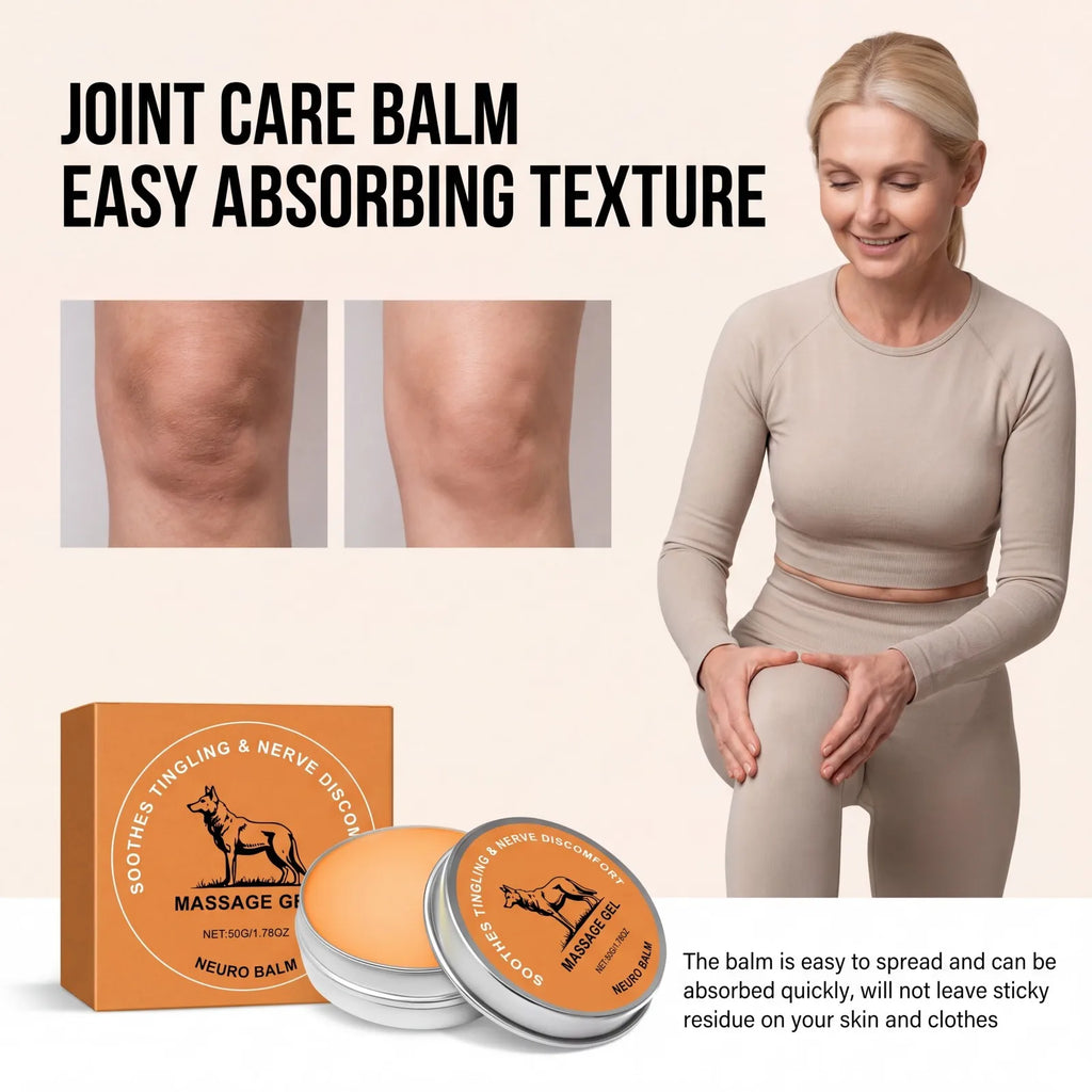 Joint Care Balm Body Moisturizing Cream Massage Gel Non Greasy Quick Absorption Daily Skin Care Nerve-Relief Balmdeeply 50g Oasis Select