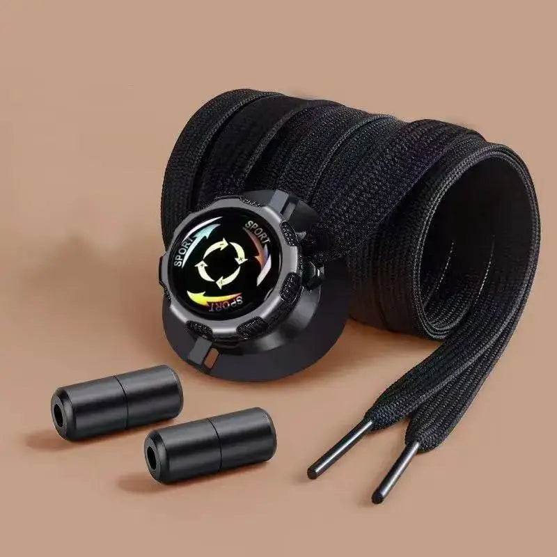 1 Pair Of No-Tie Sport Locks - Rotating Buckles For Thick Laces, Quick Fasten Unisex For Outdoor & Athletic Shoes Oasis Select A4