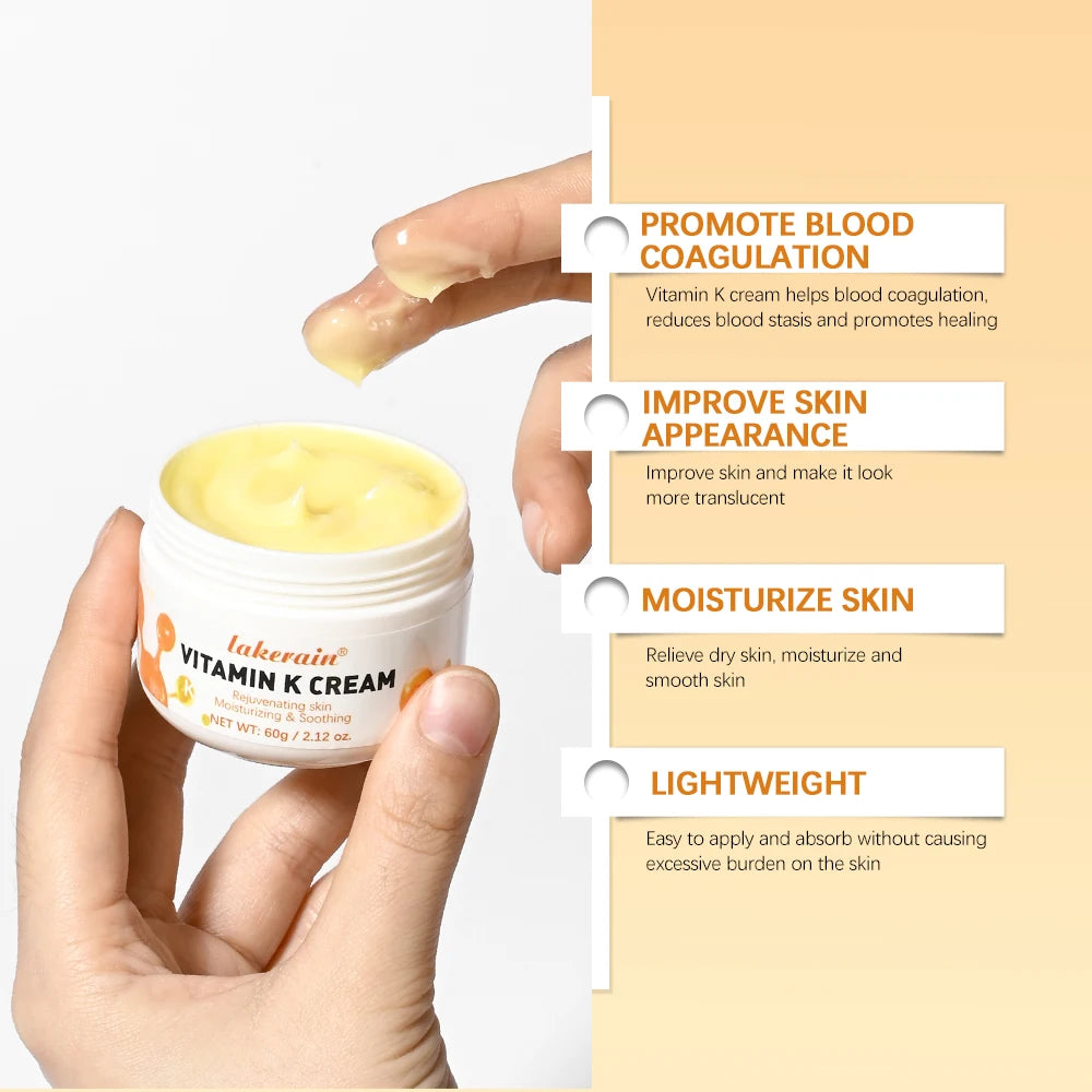 Vitamin K Cream Anti-aging And Wrinkle Removal Varicose Vein Relief Cream Massage Care Relieve Leg Soreness Swelling Ointment Oasis Select