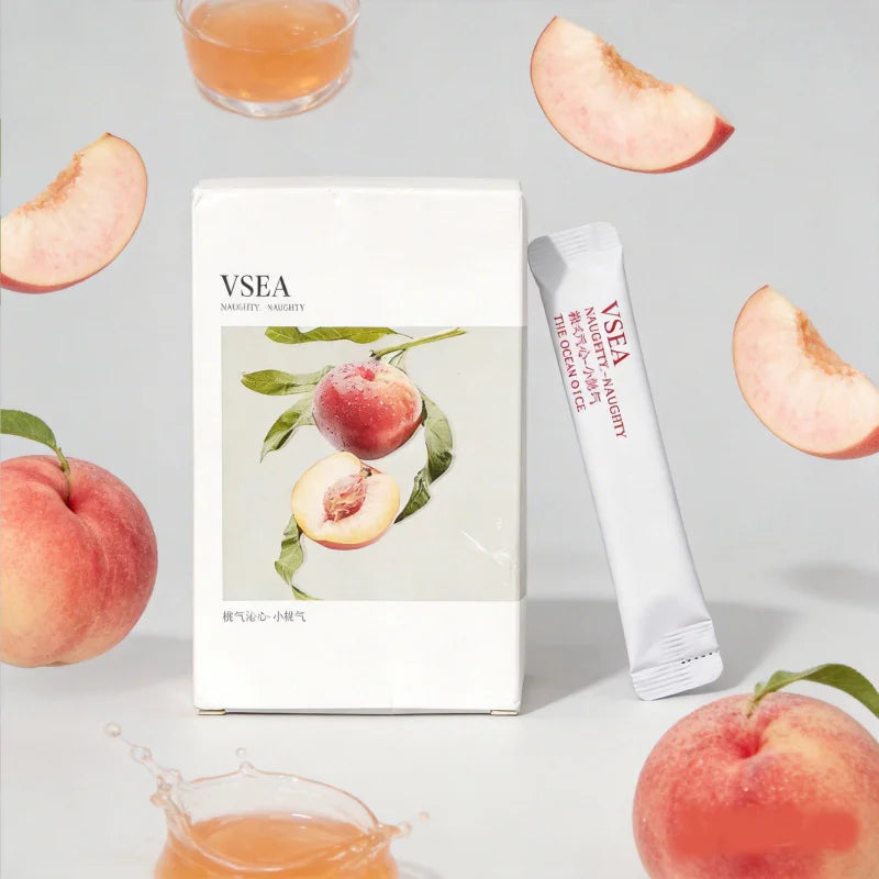 20-Pack Peach Mouthwash Singles | Fresh Breath & Gum Care