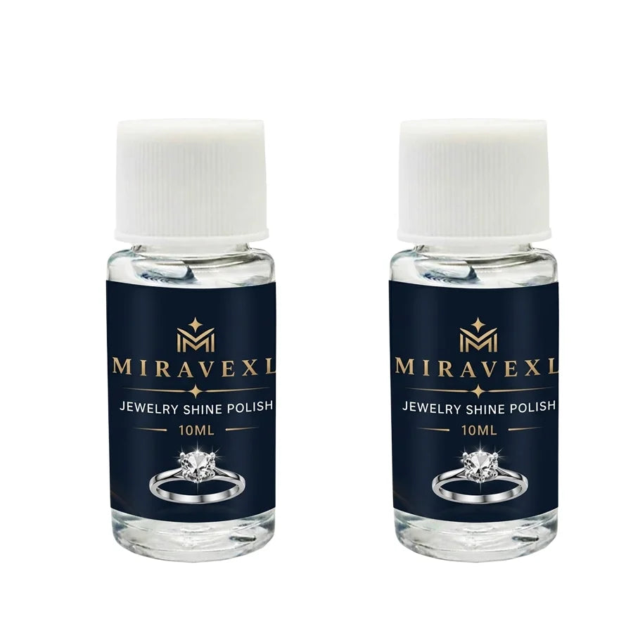 Gold Silver Jewelry Cleaner Polishing Liquid Tarnish Remover Brightening Solution Restore Shine Anti-Tarnish Care Tool For Watch Oasis Select 2PCS