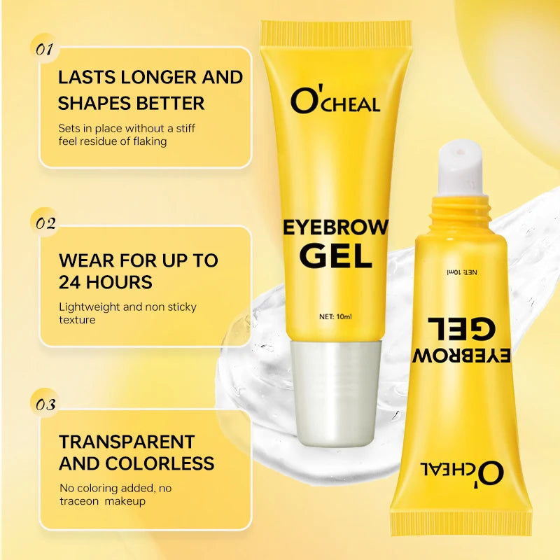 O'CHEAL 3D Clear Eyebrow Gel – Waterproof & Long-Lasting