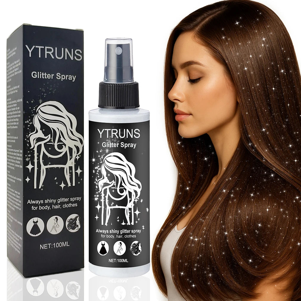 100ml Glitter Spray for Body, Hair & Clothes – High Gloss Shimmer