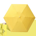 UPF50+ Umbrella Mini Pocket Sun Shade Umbrella Portable Vinyl Folding Rain Travel Umbrella UV Protection Parasol Capsule Oasis Select YELLOW 6K Aluminum